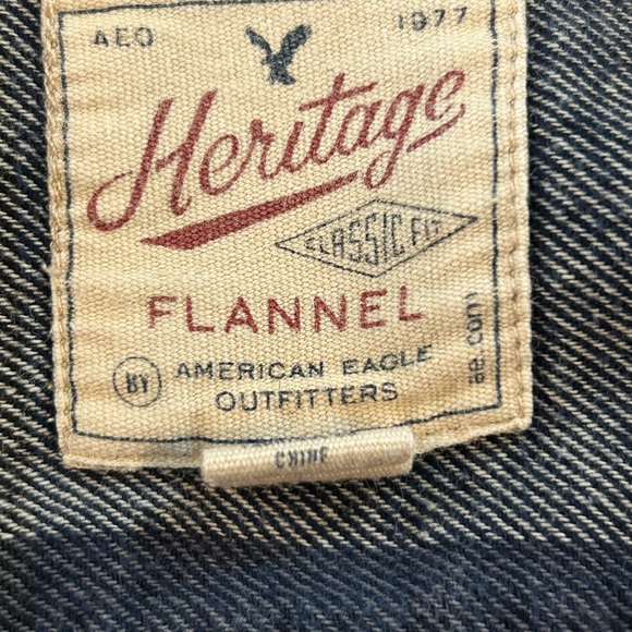 American Eagle Outfitters Heritage Flannel Shirt - Picture 9 of 10